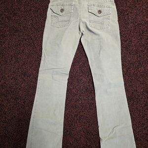 American Eagle Outfitters Tan Flare Jeans